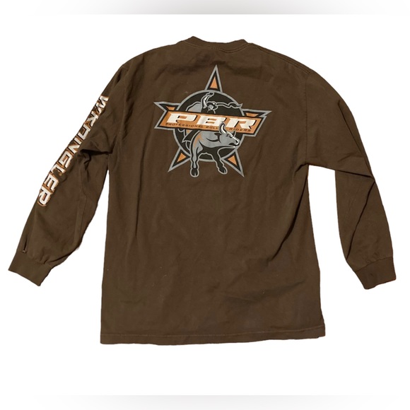 Wrangler PBR Shirt Long sleeve - Picture 4 of 5